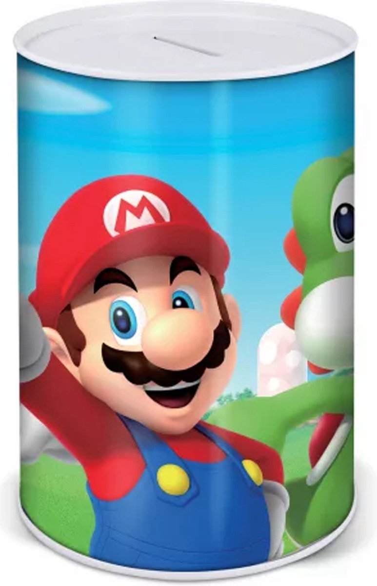 Stor Super Mario Spardose Metalldose (10 x 15 cm)