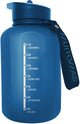 Muitomas Sportflasche – großes Fassungsvermögen – 1200 ml – Silikonauslauf – integrierter Griff – blau