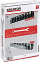Kreator – Handwerkzeuge – krt500009 – Schlüsselsatz – 6–22 mm Kombination – 12-tlg.