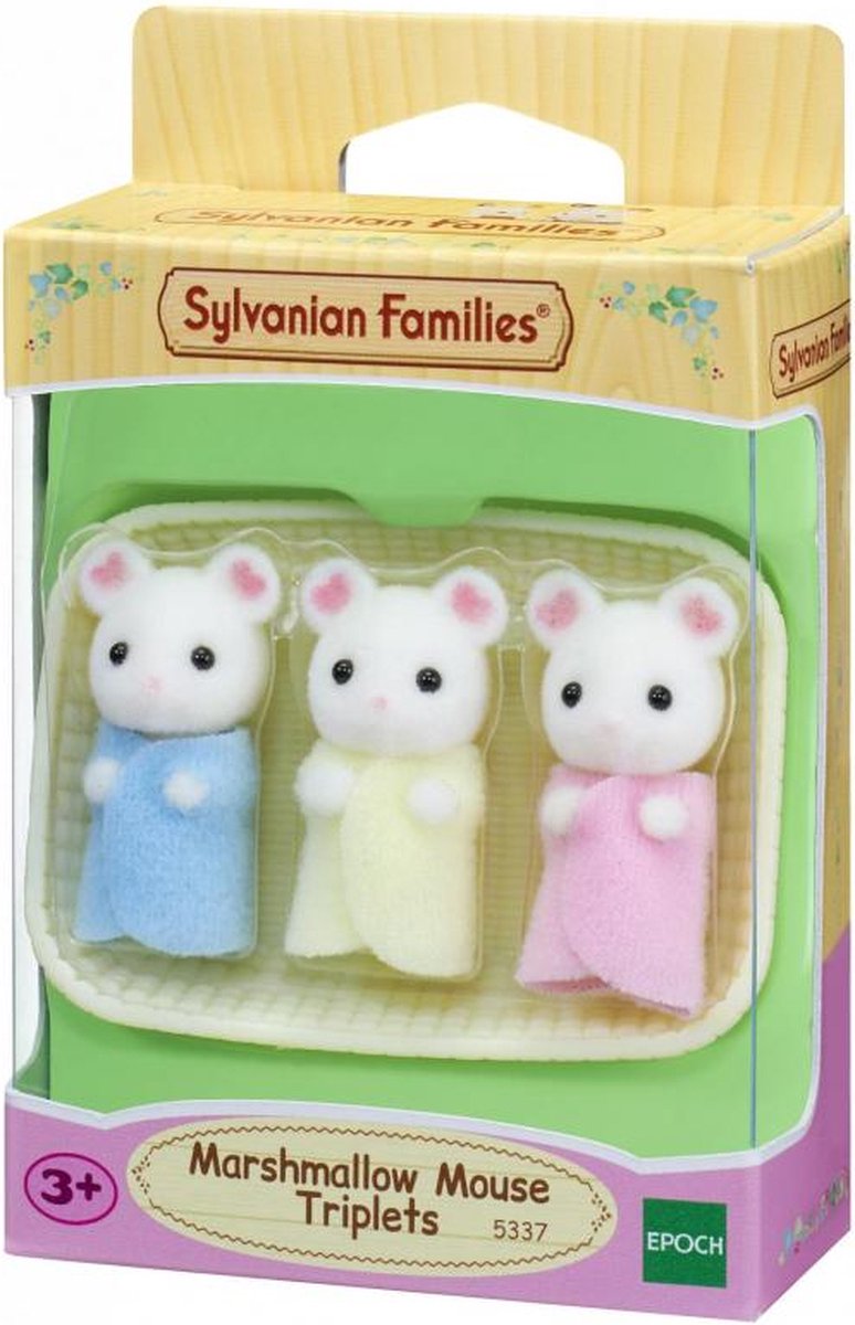 Sylvanische sylvanische Familien 5337 Tripletts Marsmellow Maus