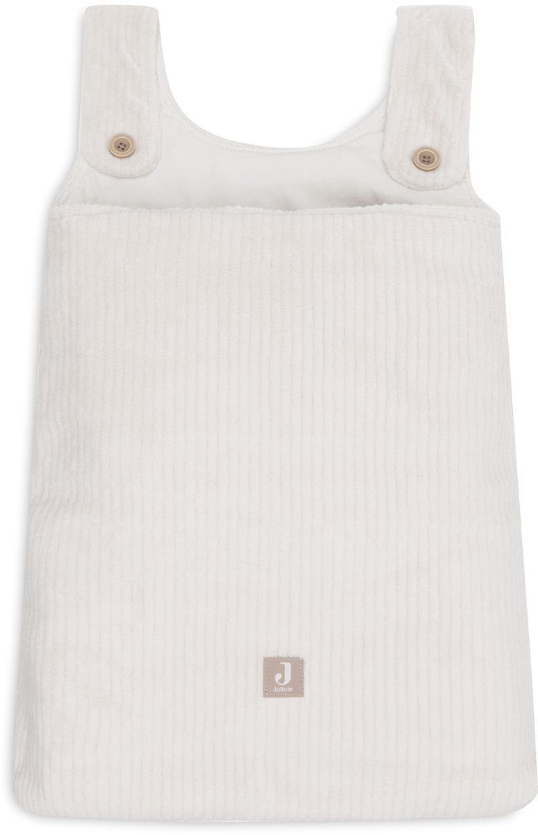 Jollein-Boxtasche – 65 x 42 cm – wolkige Rippe – Haferflocken – Box-Aufbewahrungstasche