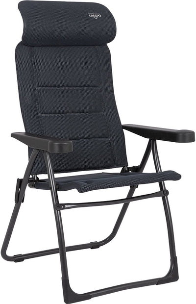 Crespo – Liegestuhl – XS – AP 215 – Air-Deluxe – kompakt – Grau