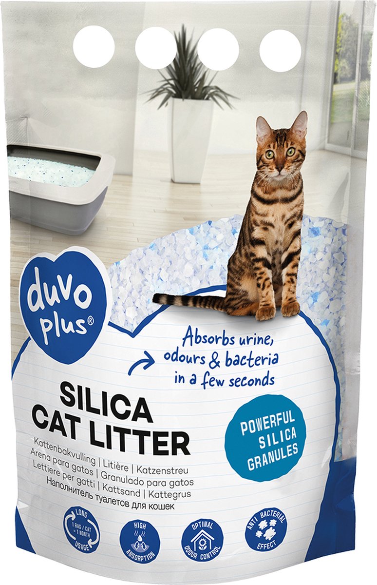Duvo + Silica Natural - Katzenstreu - 5 l