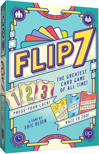 Usaopoly Flip 7 – Kartenspiel – Englisch