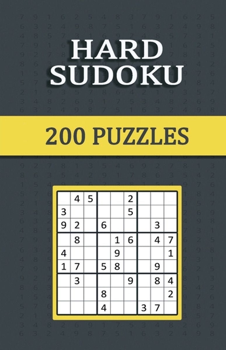 Schweres Sudoku mit 200 Rätseln