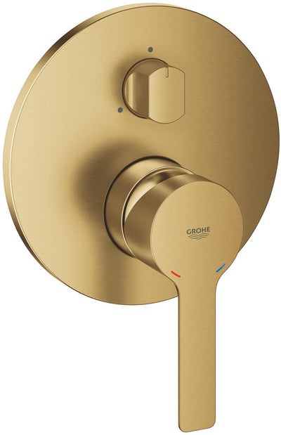 Grohe lineare neues 3-Wege-Umstellset – Einbau – Silkmove 46 mm – gebürsteter, cooler Sonnenaufgang