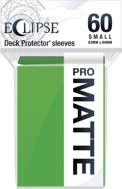 Ultrapro Ultra Pro – Eclipse Matte, 60 kleine Kartenhüllen, Limettengrün, Packung (62 x 89 mm)