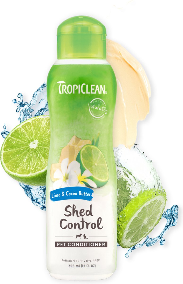 Tropiclean Limetten- und Kokosnussbutter – Spülung für Hunde – 355 ml