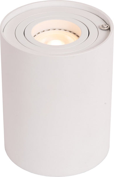 Lucide Tube - Tischlampe - ø 9,6 cm - LED 3 Stufendimmung - gu10 - 1x5w 2700k - weiß