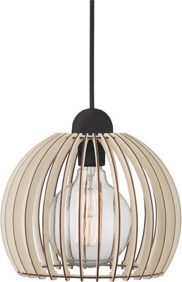 Nordlux Chino 25-Hängelampe-E27-klares Holz