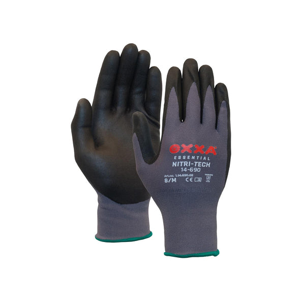 M-safe oxxa nitri-tech 14-690 Arbeitshandschuhe schwarz (Größe 10- XL)
