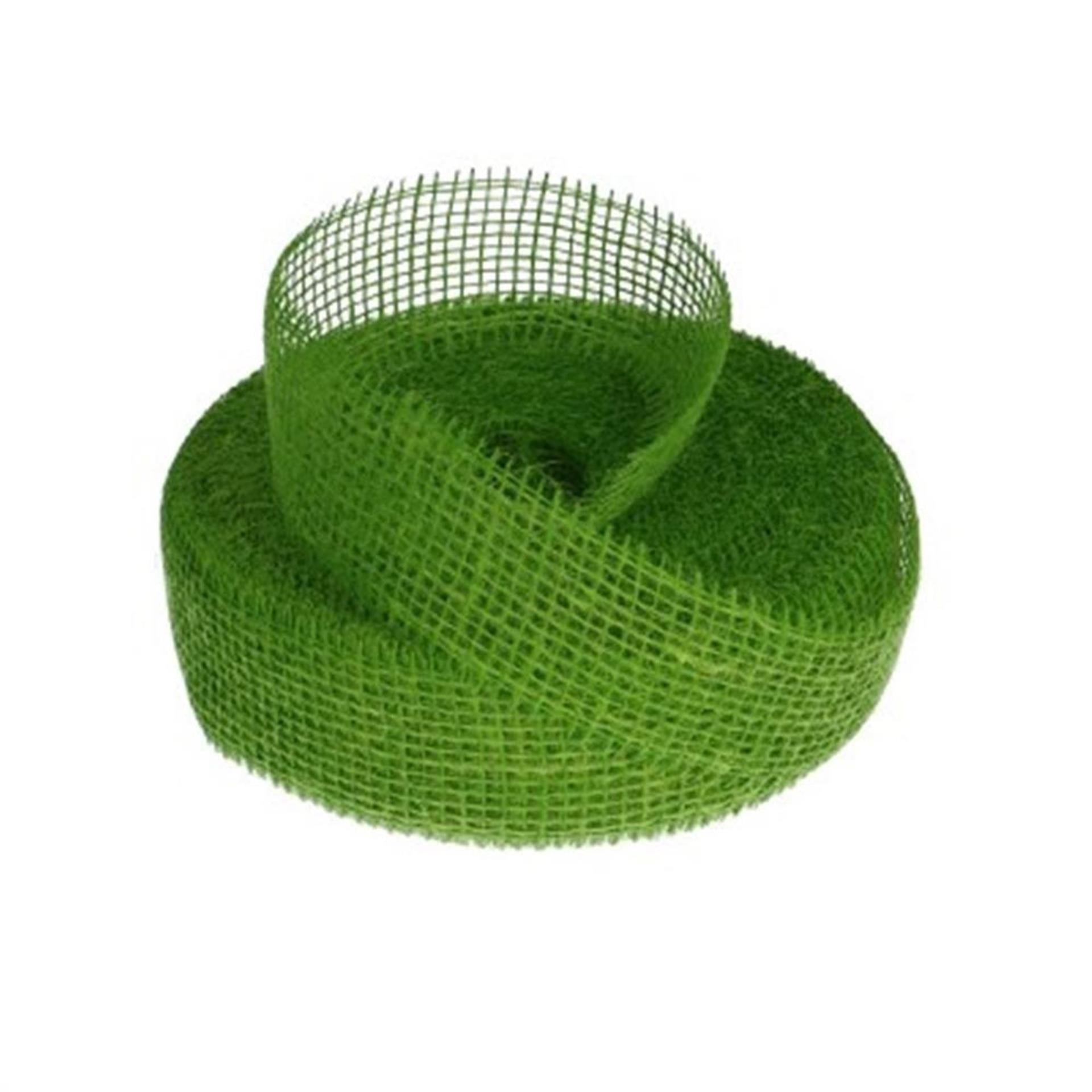 HBx Natural Living Juteband 400x5cm grün
