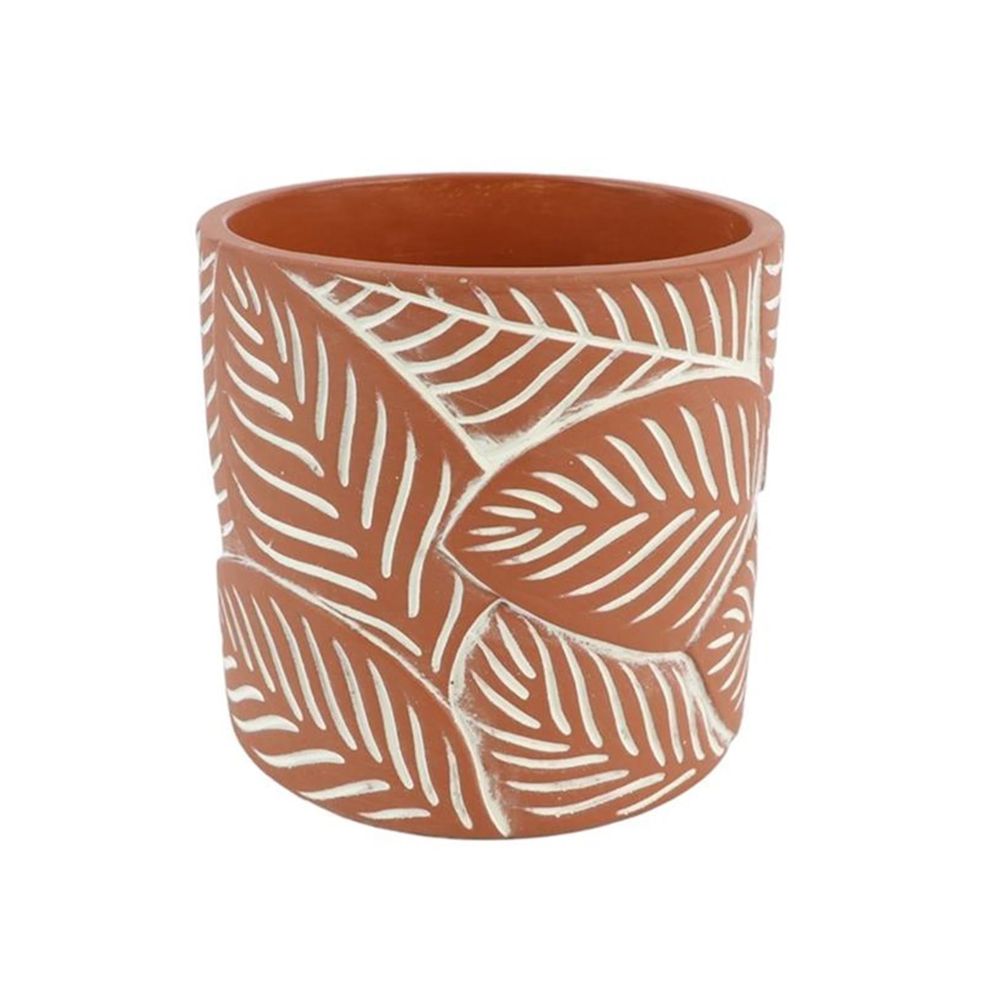 Hbx Natural Living Blumentopf Follo ø13,8xh13cm Terrakotta