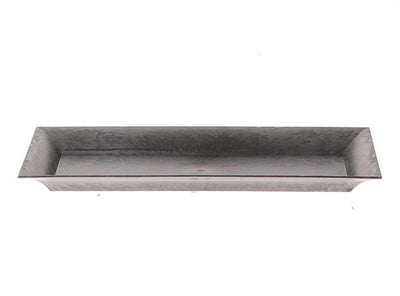 Hbx Natural Living Tablett Melamin 36x17xh2,5cm grau