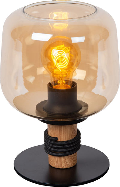 Lucide ilona - Tischlampe - ø 18 cm - 1xe27 - Bernstein