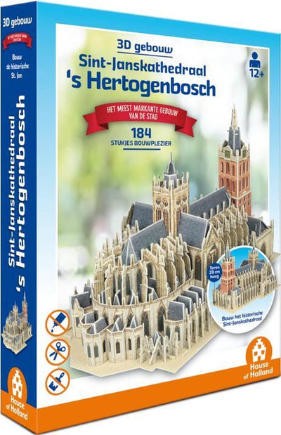 Tucker's Fun Factory St. John's Cathedral Den Bosch - 3D-Gebäude (184 Teile) -