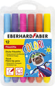 Eberhard Faber Filzstifte – Jumbo 2 mm – 12 Farben im Etui – EF-551213