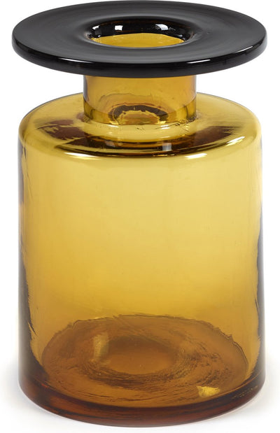 Serax - Marie Michielssen Windfeuer - Vase M - Bernsteinschwarz - 18 ø - H 27 cm - 5,25 kg