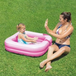 Sommerwellen Baby Schwimmen Pool Pink 86x86x25 cm
