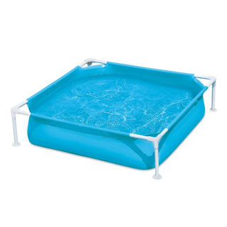 Sommerwellen Schwimmbad kleiner Rahmen 122 x 122 x 30 cm blau