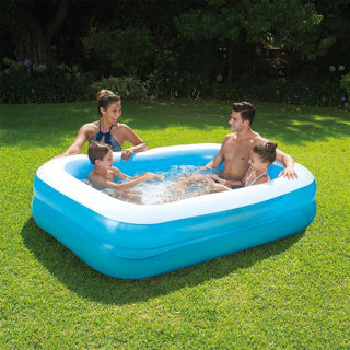 Sommerwellen Schwimmbad 2-Ringe transparent 200 x 150 x 51 cm