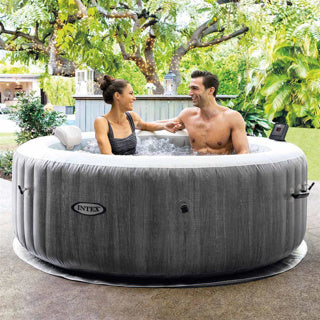 Intex aufblasbares Spa Graywood Deluxe 4 Persoons