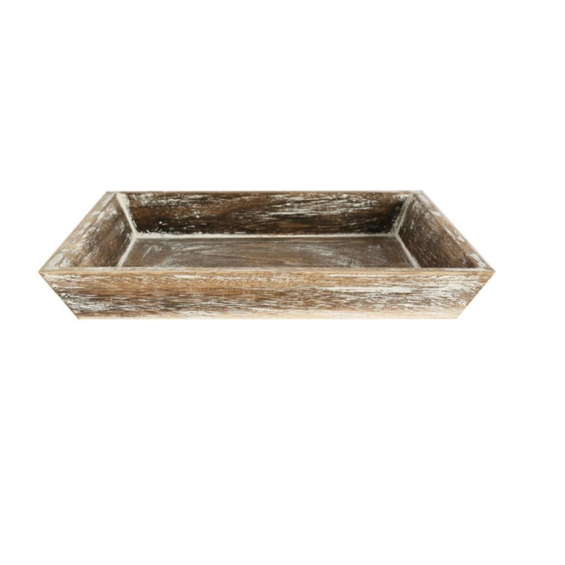 Countryfield Tablett Erla Wood S 23x19cm grau gewaschen