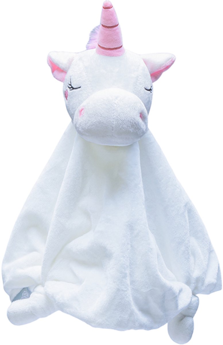 Beeztees Welpe Kuscheltier Einhorn - Hundespielzeug - Plüsch - Weiß - 33x25x14 cm