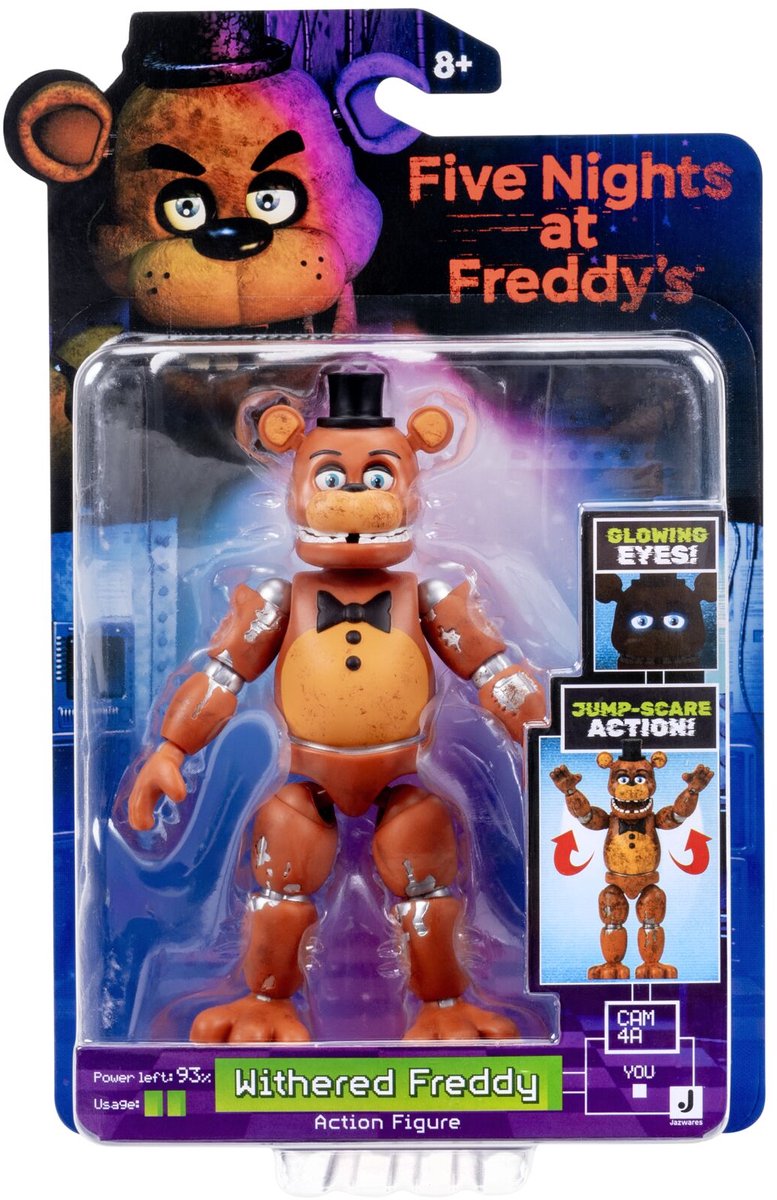 Jazwares Five Nights at Freddys Kernfigurenpaket – verwelkter Freddy