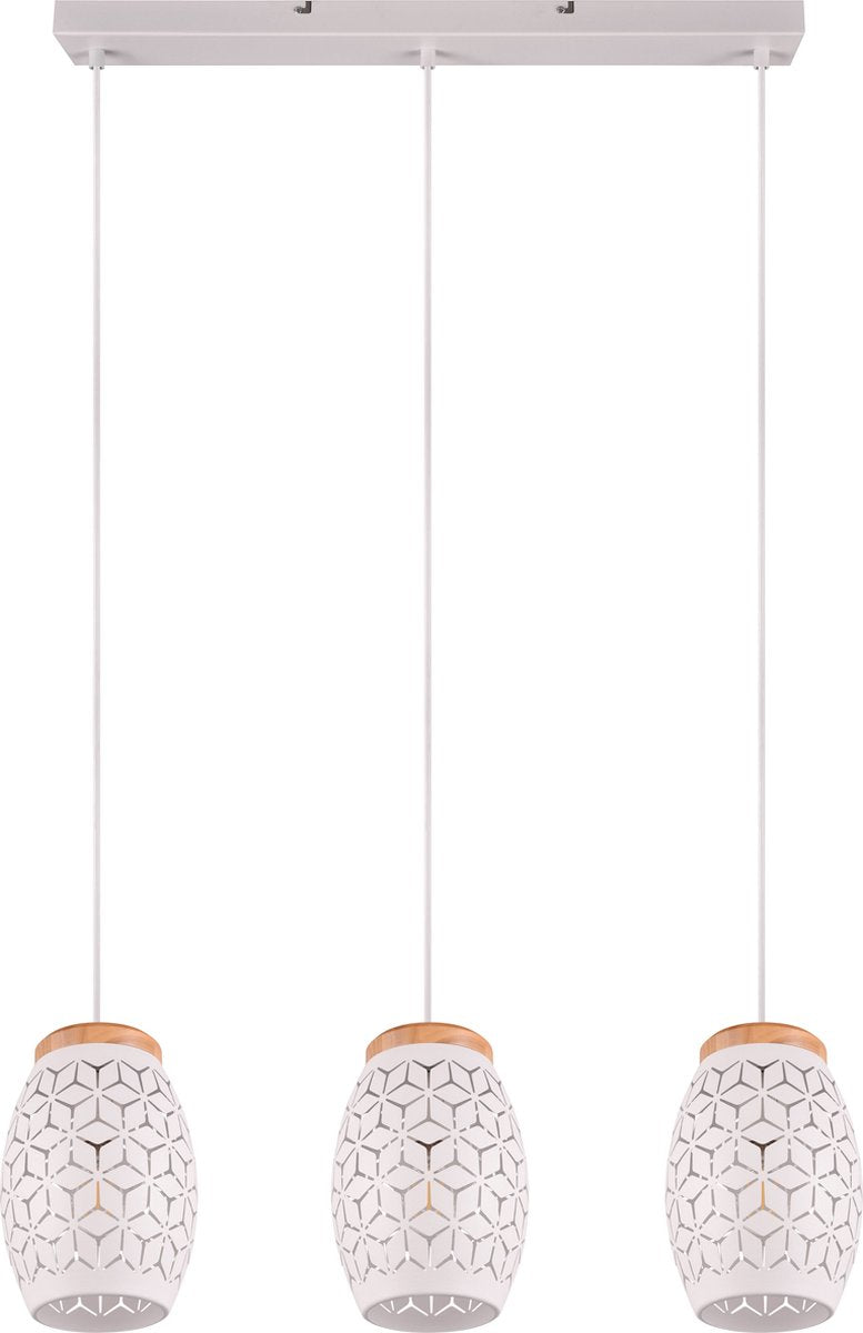 Rl lebe dein Licht Reality Bidar - Hängelampe - weiß matt - exkl. 3x E27 28W