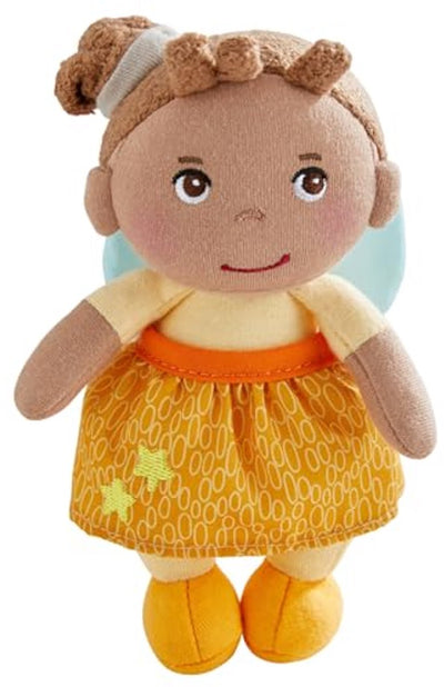 Haba Kuscheltierpuppe Schutzengel Holly 15 cm - Kuschelpuppe für Babys.
