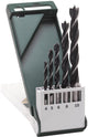 Bosch - 5-teiliges Holzspiralbohrer-Set 4,0; 5,0; 6,0; 8,0; 10,0 mm