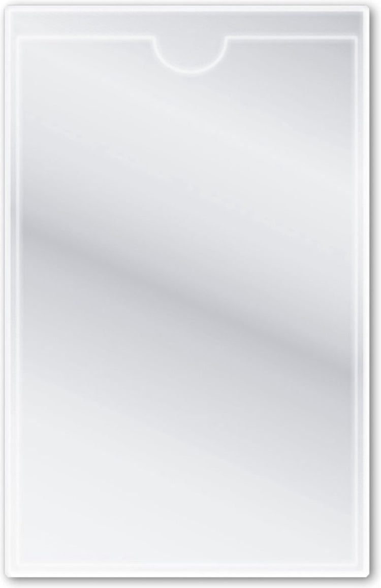 KTC-Etikettenhalter selbstklebend 75 x 105 mm – Karton mit 100 Stück mit 200 Etiketten