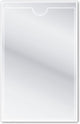 KTC-Etikettenhalter selbstklebend 75 x 105 mm – Karton mit 100 Stück mit 200 Etiketten