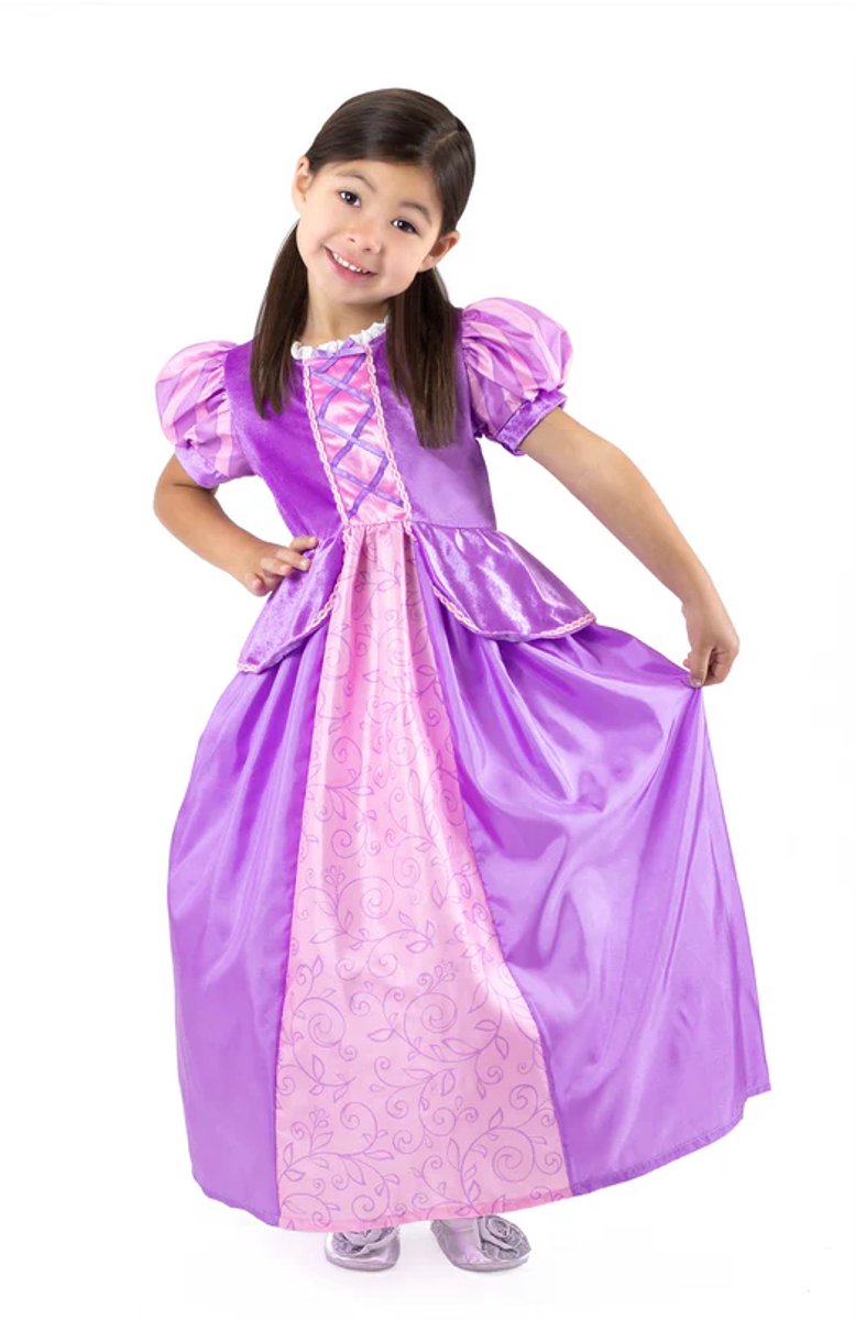 Kleine Abenteuer – Rapunzel-Kleid – Größe M (98-104)