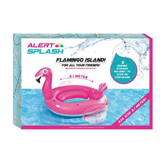 Alarm Inflation Island Flamingo 310x270x175 cm