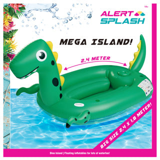 Alarm Alarm Mega aufblasbare Insel 240x180 cm