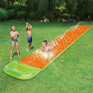 Alarm -Alarm -Wasserrutsche 549x79 cm Orange Grün