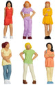 Noch Teenager, weiblich (6 Figuren)