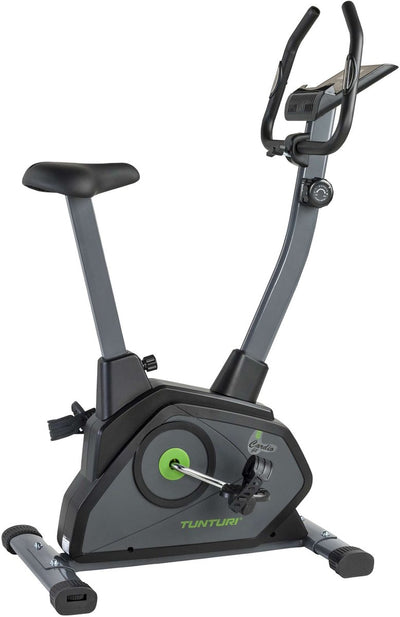 Tunturi Cardio Fit B35 Heimtrainer – Fitnessfahrrad – 8 Widerstandsstufen – Herzfrequenzmesser – ergonomisch – verstellbarer Lenker – Transporträder – verstärkter Rahmen
