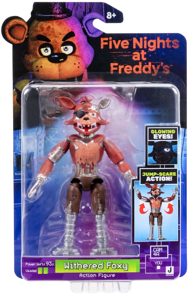 Jazwares Five Nights at Freddys Kernfigurenpaket – Withered Foxy