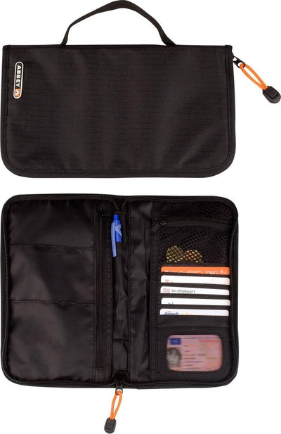 Abbey Camp Zubehörtasche – Reiseorganizer – Schwarz – ca. 25 x 14 x 2 cm