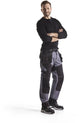 Blåkläder Blaklader Arbeitshose x1500 1500-1370 – grau schwarz – C56