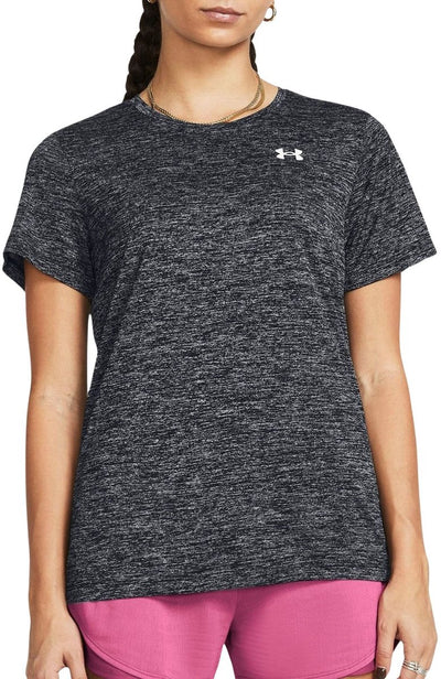 Under Armour Tech SSC - Twist Damen Sportshirt - Schwarz - Weiß
