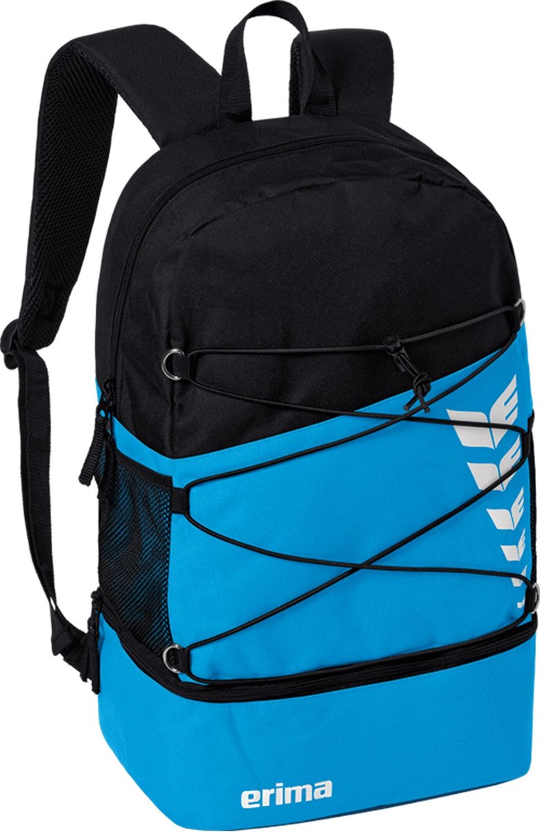 Erima Six Wings Multifunktionsrucksack mit Bodenfach – Curaçao | Größe: schlicht