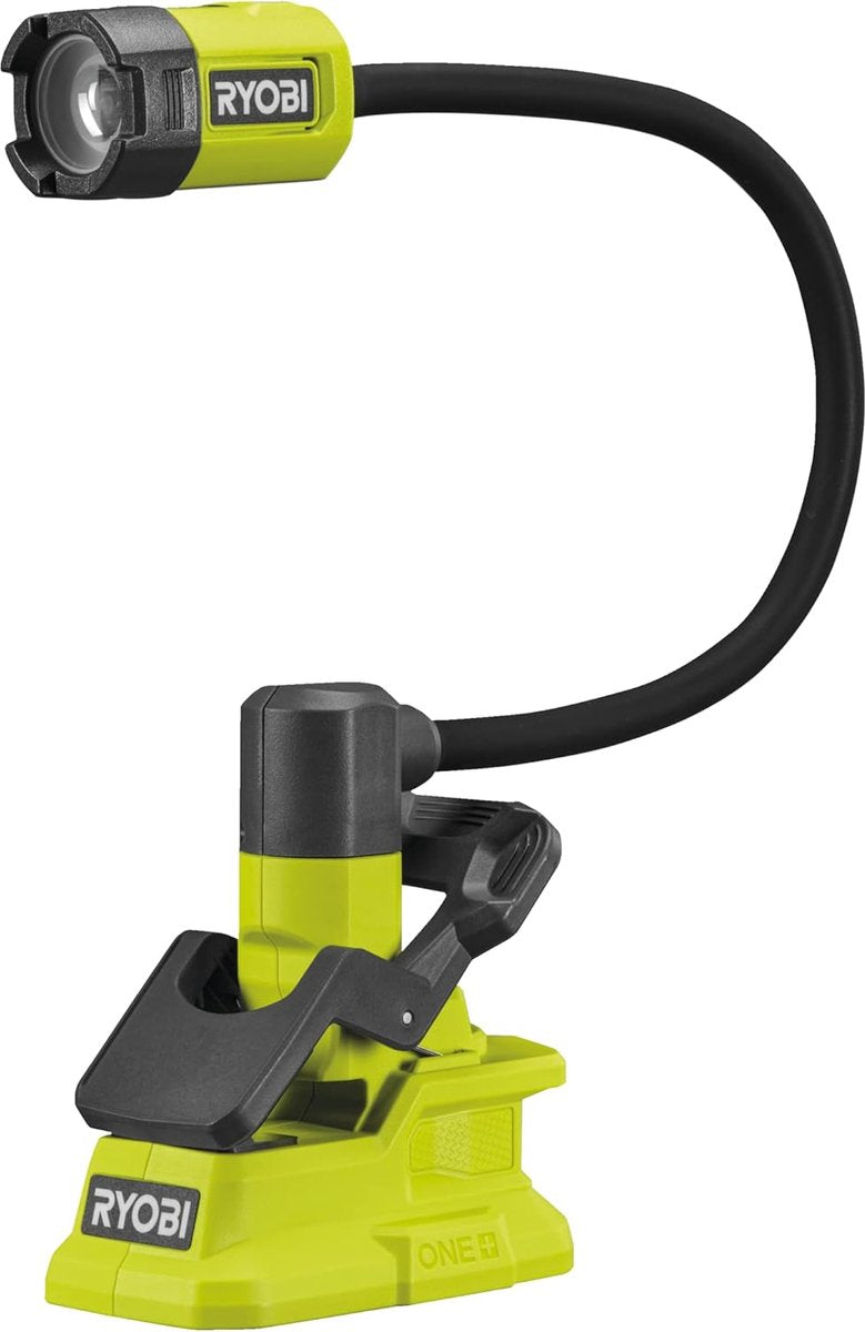 Ryobi RLCF18-0 18V One+ kabellose LED-Klemme, flexible Lampe (werkzeuglos)