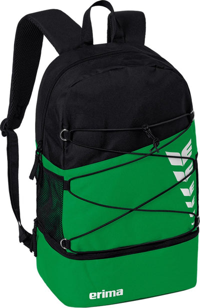 Erima Six Wings Multifunktionsrucksack mit Bodenfach – Smaragd | Größe: schlicht