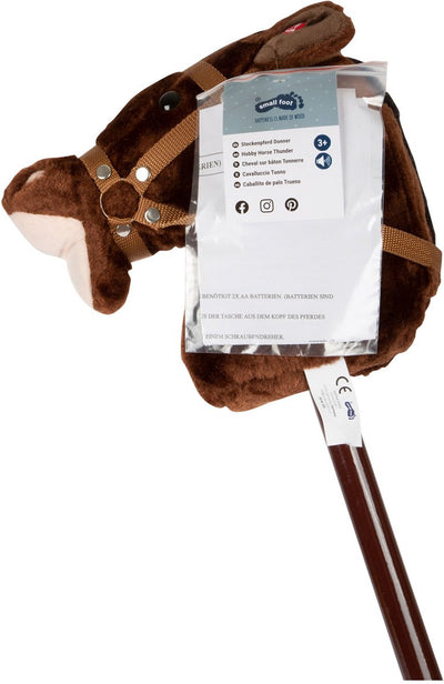 Kleiner Fuß Holz Hobby Horse Donner, 88 cm