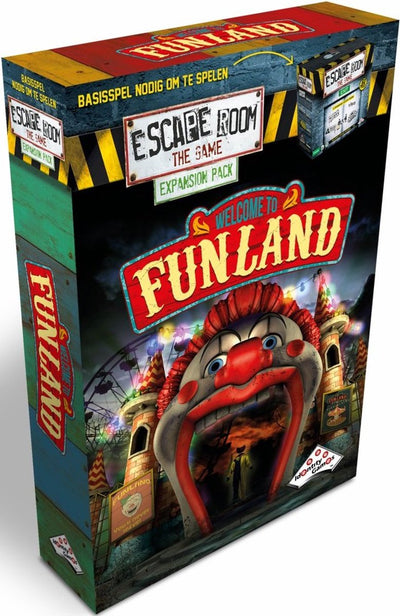 Identitätsspiele Escape Room, das Spielerweiterungsset „Welcome to Funland“ – Denksportaufgabe
