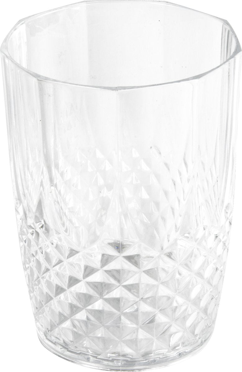 Alpina Wassergläser-Set 6-teilig – Trinkgläser mit Kristalleffekt 400 ml – nachhaltige Trinkgläser für Wasser, Softdrinks und Cocktails – Glas
